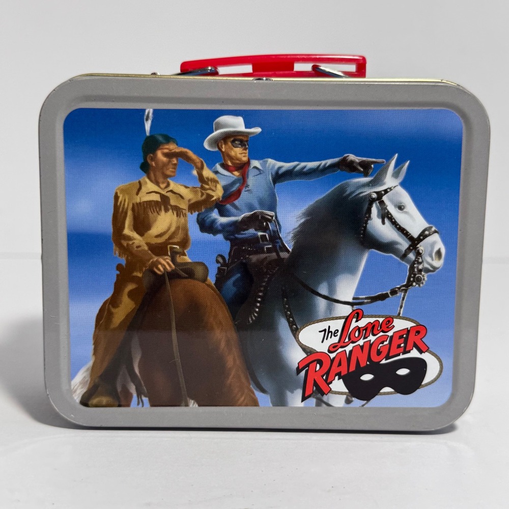 2001 Cheerios 60th Anniversary Lone Ranger Commemorative Mini Lunch Box Tin